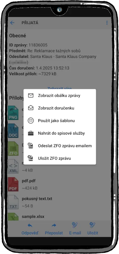 message-menu